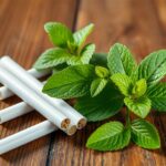 Herbal cigarettes displayed at Lucky Stop Wichita