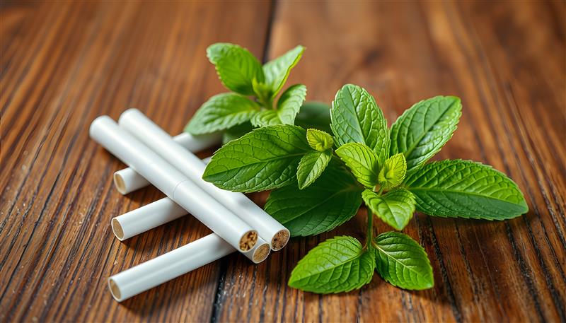 Herbal cigarettes displayed at Lucky Stop Wichita